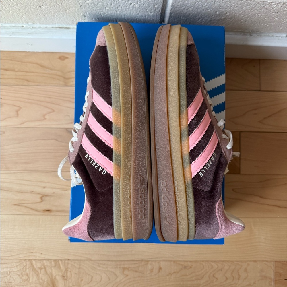 Adidas Gazelle Bold Pink and Brown